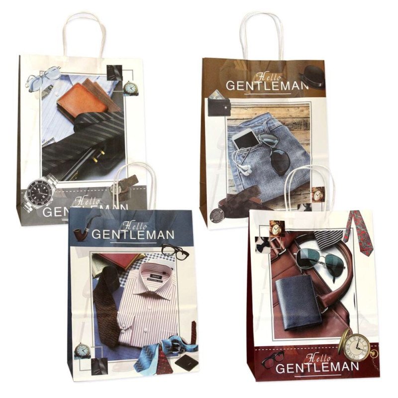Hello Gentleman Sac Cadeau (Pqt/12pcs) - JK164-1-2-3-4